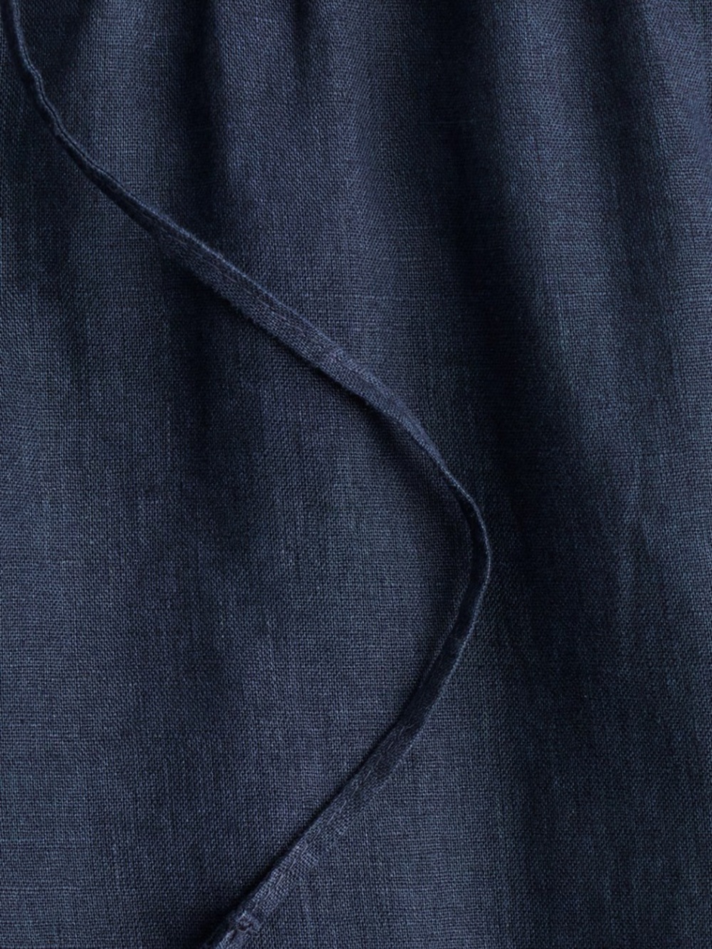 H&M Navy Wide-Leg Drawstring Pants - Picture 3 of 5